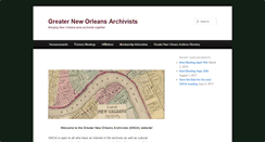 Desktop Screenshot of gnoarchivists.org